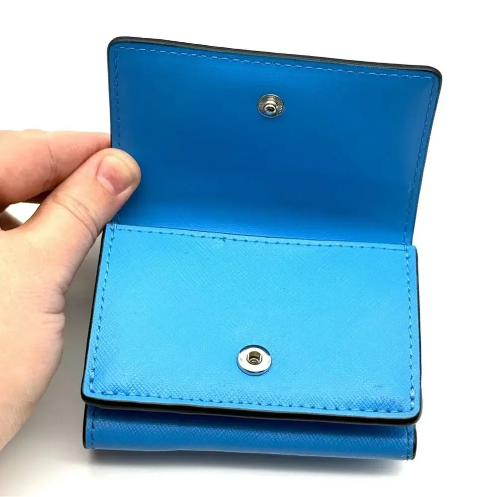 Kate Spade Cameron Monotone Micro Trifold Wallet Oceanside WLRU6199